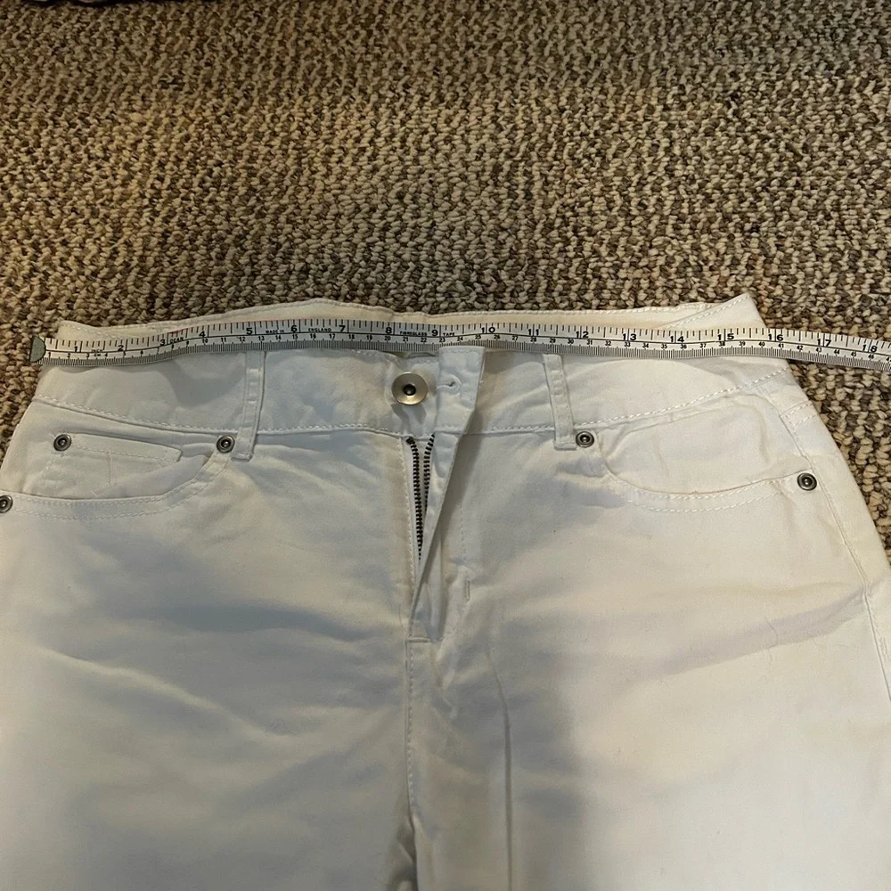 Cleo White Straight Leg Jeans Women's Size 10 - Picture 2 of 9